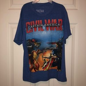 Marvel captain America t shirt